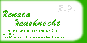 renata hausknecht business card